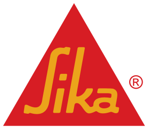 Logo rouge avec le mot Sika