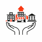 Main tenant un symbole de croissance