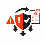 Alerte et protection en rouge