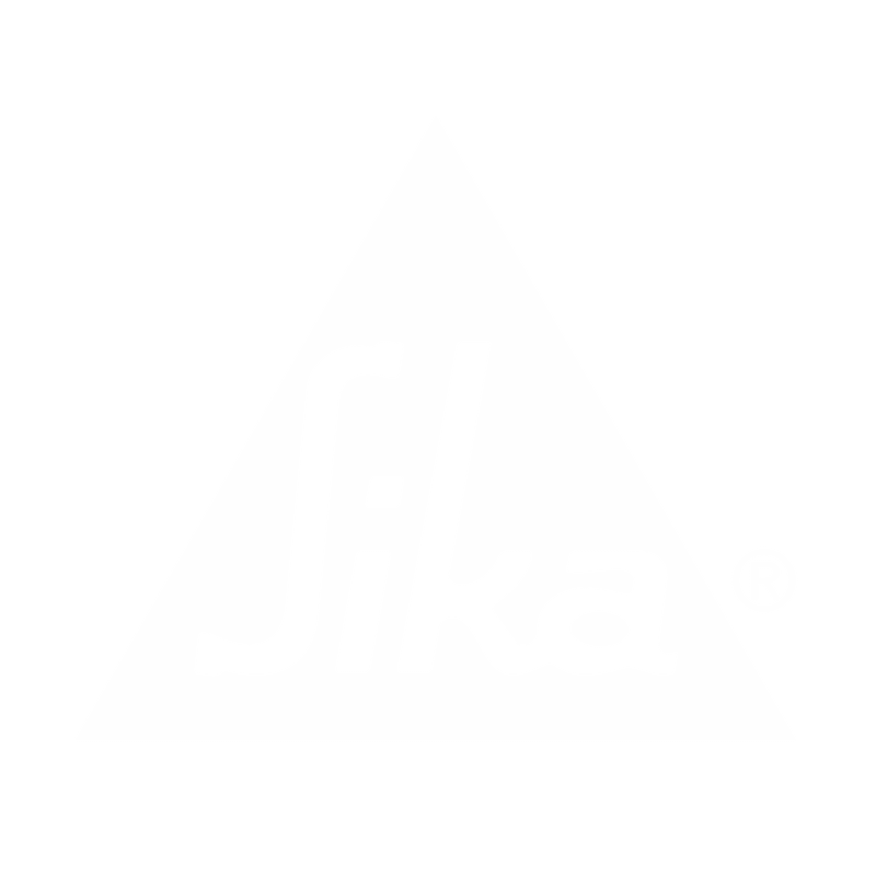 Logo blanc en forme de triangle