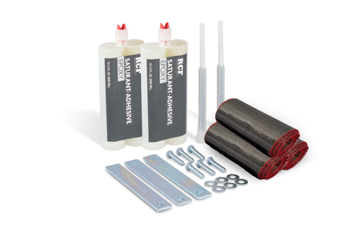 Kit de réparation de mur déformé en fibre de carbone